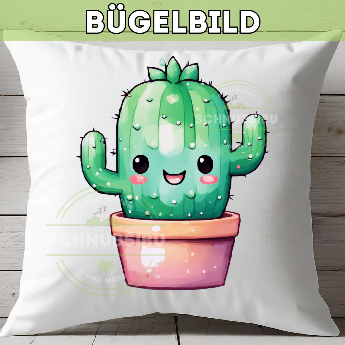 Bügelbild Kleiner Kaktus